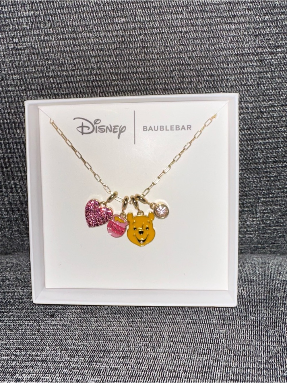 NWT Winnie the Pooh Valentines Baublebar Necklace